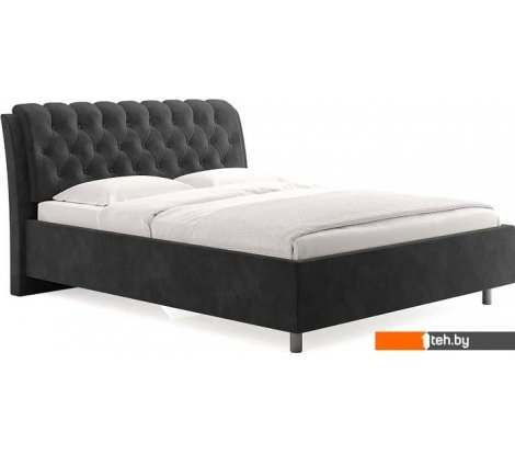  - Кровати Сонум Olivia 200x200 (микровелюр серый) - Olivia 200x200 (микровелюр серый)