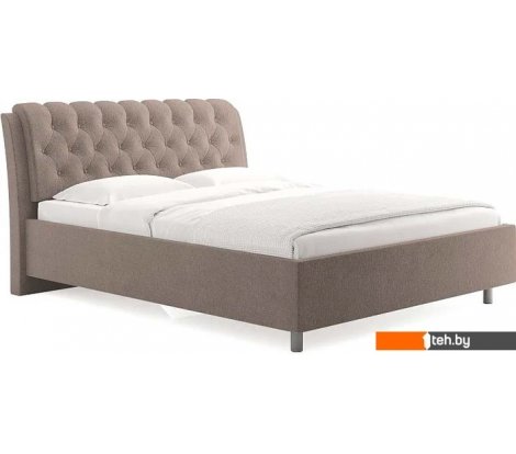  - Кровати Сонум Olivia 200x200 (рогожка мокко) - Olivia 200x200 (рогожка мокко)