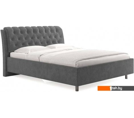  - Кровати Сонум Olivia 200x200 (фултон графит) - Olivia 200x200 (фултон графит)