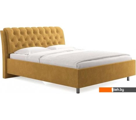  - Кровати Сонум Olivia 200x200 (эвита горчичный) - Olivia 200x200 (эвита горчичный)