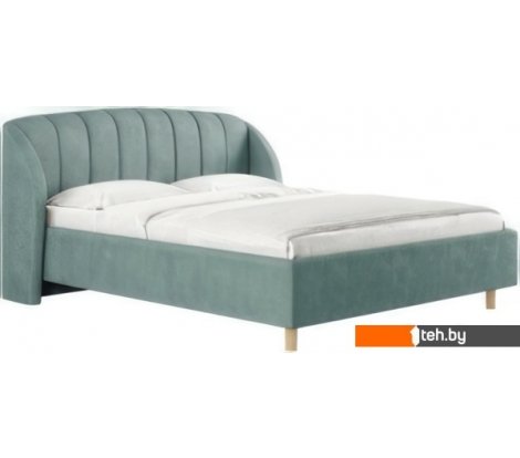  - Кровати Сонум Valencia 160x200 (замша мятный) - Valencia 160x200 (замша мятный)