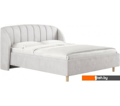  - Кровати Сонум Valencia 160x200 (замша пепельный) - Valencia 160x200 (замша пепельный)