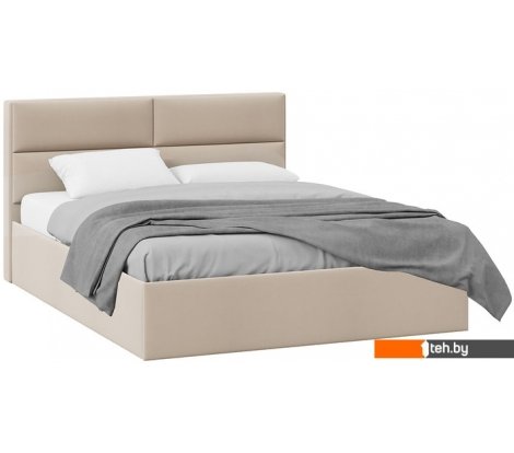  - Кровати Трия Глосс универсальный тип 1 160x200 (велюр мокко светлый) - Глосс универсальный тип 1 160x200 (велюр мокко светлый)