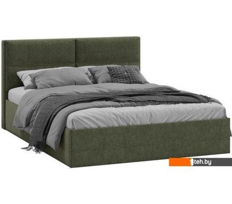  - Кровати Трия Глосс универсальный тип 1 с ПМ 160x200 (микровелюр Jercy Deep Green) - Глосс универсальный тип 1 с ПМ 160x200 (микровелюр Jercy Deep Green)