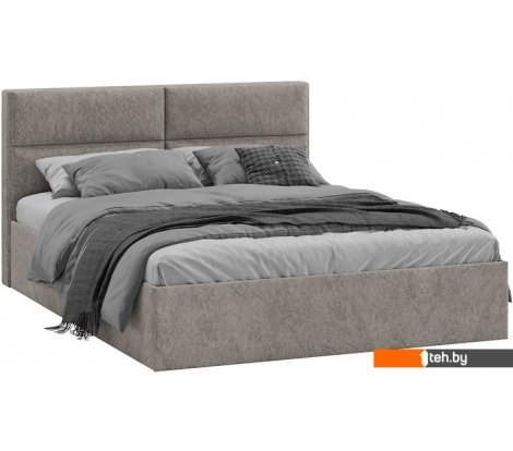  - Кровати Трия Глосс универсальный тип 1 с ПМ 160x200 (микровелюр Wellmart Latte) - Глосс универсальный тип 1 с ПМ 160x200 (микровелюр Wellmart Latte)