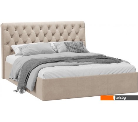  - Кровати Трия Скарлет универсальная тип 1 160x200 (велюр мокко светлый) - Скарлет универсальная тип 1 160x200 (велюр мокко светлый)