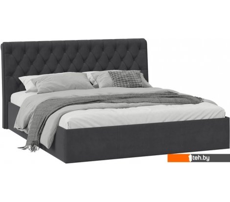  - Кровати Трия Скарлет универсальная тип 1 180x200 (велюр графит) - Скарлет универсальная тип 1 180x200 (велюр графит)