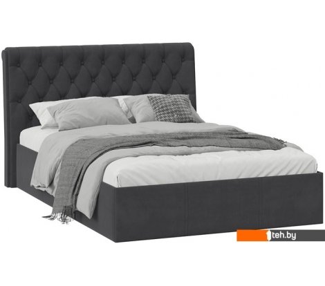  - Кровати Трия Скарлет универсальная тип 1 140x200 (велюр графит) - Скарлет универсальная тип 1 140x200 (велюр графит)