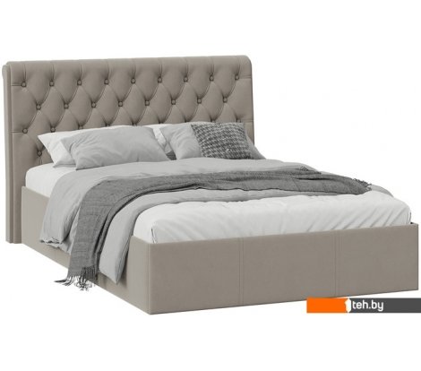  - Кровати Трия Скарлет универсальная тип 1 140x200 (велюр мокко темный) - Скарлет универсальная тип 1 140x200 (велюр мокко темный)