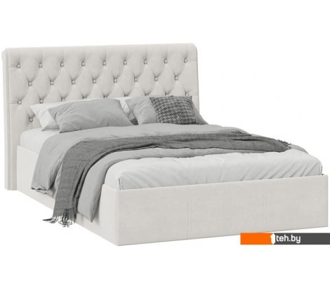  - Кровати Трия Скарлет универсальная тип 1 с ПМ 140x200 (велюр бежевый) - Скарлет универсальная тип 1 с ПМ 140x200 (велюр бежевый)