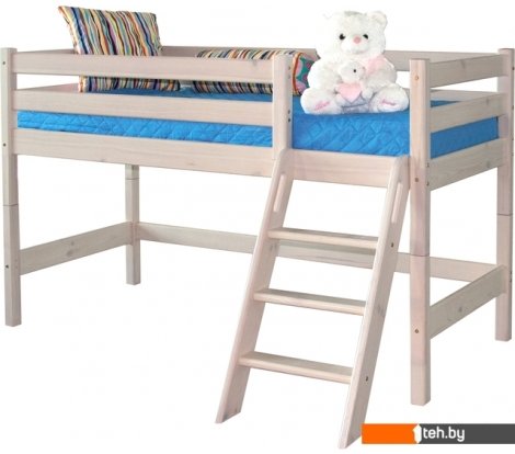  - Кровати Мебельград Соня вариант 12 (массив сосны прозрачный лак) - Соня вариант 12 (массив сосны прозрачный лак)