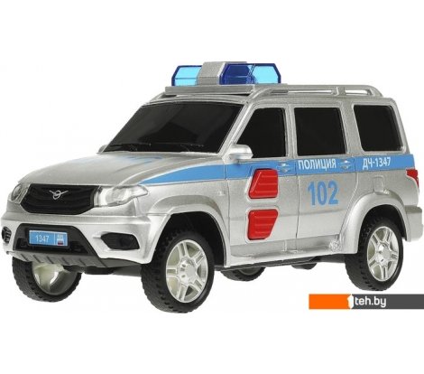  - Игрушечный транспорт Технопарк Uaz Патриот Полиция PATRIOTBLACK-15PLPOL-SL - Uaz Патриот Полиция PATRIOTBLACK-15PLPOL-SL