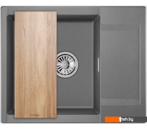  - Кухонные мойки Granula ES-6202 (графит) - ES-6202 (графит)