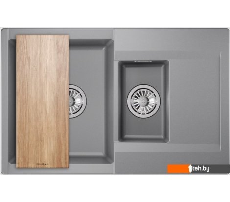  - Кухонные мойки Granula ES-7808 (алюминиум) - ES-7808 (алюминиум)