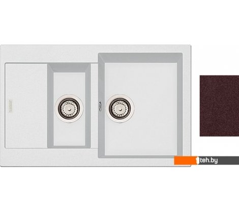  - Кухонные мойки Longran Amanda AMG780.500 15 (marone/93) - Amanda AMG780.500 15 (marone/93)