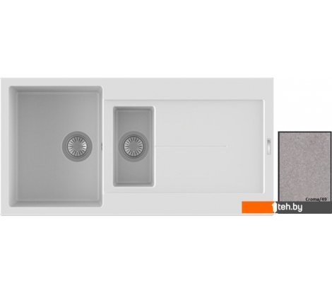  - Кухонные мойки Longran Enigma ENG1000.500 15 (croma/49) - Enigma ENG1000.500 15 (croma/49)
