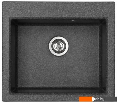  - Кухонные мойки Акватон Линеа 58 (графит) - Линеа 58 (графит)
