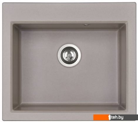  - Кухонные мойки Акватон Линеа 58 (серый шелк) - Линеа 58 (серый шелк)