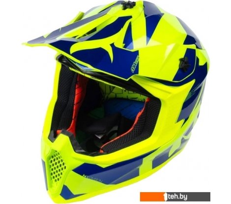  - Мотошлемы MT Helmets Falcon Crush B7 (XL, глянцевый синий) - Falcon Crush B7 (XL, глянцевый синий)