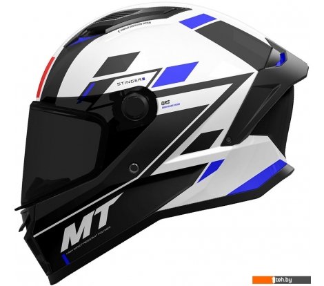  - Мотошлемы LS2 Stinger 2 Micro (XS, черный/белый) - Stinger 2 Micro (XS, черный/белый)