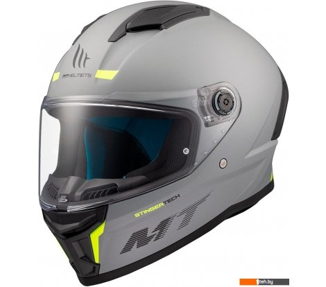  - Мотошлемы MT Helmets Stinger 2 Solid (XS, матовый серый) - Stinger 2 Solid (XS, матовый серый)