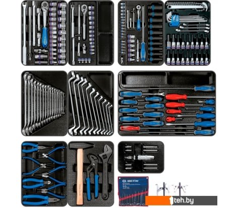  - Наборы инструментов King Tony Bastion 946-100MRD-MT (204 предмета) - Bastion 946-100MRD-MT (204 предмета)