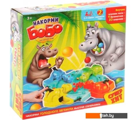  - Настольные игры Лас Играс Накорми Бобо 2254051 - Накорми Бобо 2254051
