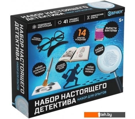  - Игры-опыты, эксперименты Эврики Набор настоящего детектива 4483850 - Набор настоящего детектива 4483850