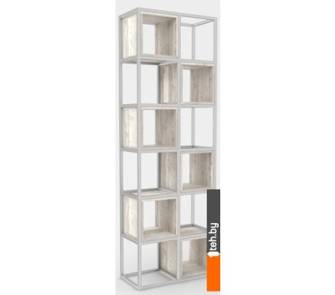  - Полки, стеллажи, системы хранения Hype Mebel Грос-2 70x175 (белый/древесина белая) - Грос-2 70x175 (белый/древесина белая)