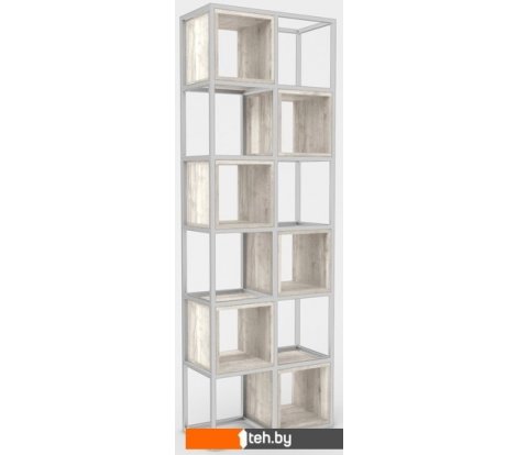  - Полки, стеллажи, системы хранения Hype Mebel Грос-2 70x210 (белый/древесина белая) - Грос-2 70x210 (белый/древесина белая)