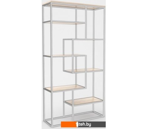  - Полки, стеллажи, системы хранения Hype Mebel Зиг-Заг-2 100x170 (белый/древесина белая) - Зиг-Заг-2 100x170 (белый/древесина белая)