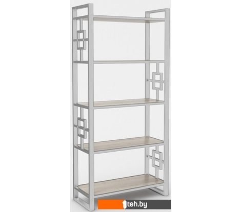  - Полки, стеллажи, системы хранения Hype Mebel Квадро 50x170 (белый/древесина белая) - Квадро 50x170 (белый/древесина белая)