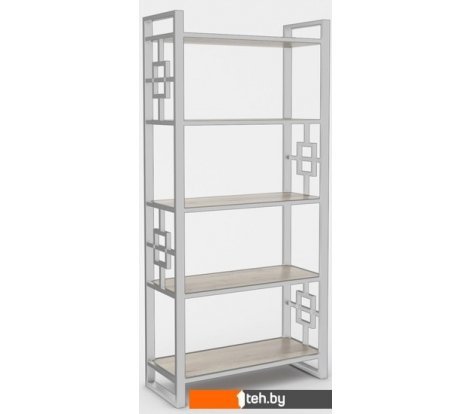  - Полки, стеллажи, системы хранения Hype Mebel Квадро 80x170 (белый/древесина белая) - Квадро 80x170 (белый/древесина белая)