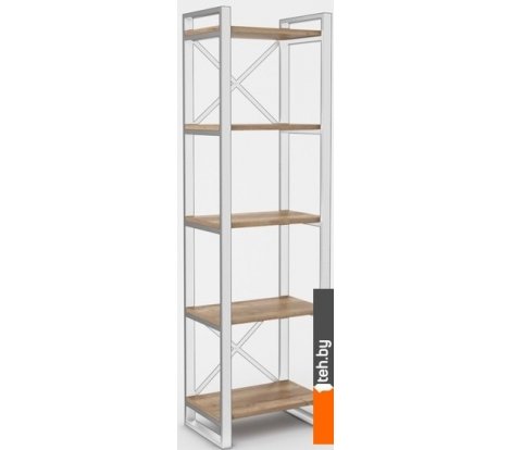  - Полки, стеллажи, системы хранения Hype Mebel Стандарт 50x170 (белый/дуб галифакс натуральный) - Стандарт 50x170 (белый/дуб галифакс натуральный)