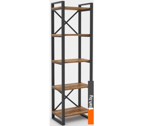  - Полки, стеллажи, системы хранения Hype Mebel Стандарт 50x170 (черный/дуб галифакс олово) - Стандарт 50x170 (черный/дуб галифакс олово)