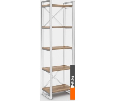  - Полки, стеллажи, системы хранения Hype Mebel Стандарт 50x200 (белый/дуб галифакс натуральный) - Стандарт 50x200 (белый/дуб галифакс натуральный)