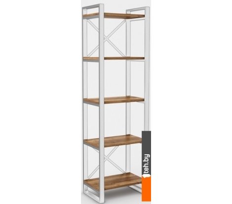  - Полки, стеллажи, системы хранения Hype Mebel Стандарт 50x200 (белый/дуб галифакс олово) - Стандарт 50x200 (белый/дуб галифакс олово)