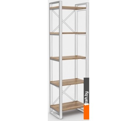  - Полки, стеллажи, системы хранения Hype Mebel Стандарт 80x170 (белый/дуб галифакс натуральный) - Стандарт 80x170 (белый/дуб галифакс натуральный)