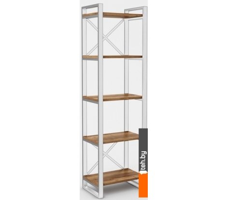  - Полки, стеллажи, системы хранения Hype Mebel Стандарт 80x170 (белый/дуб галифакс олово) - Стандарт 80x170 (белый/дуб галифакс олово)