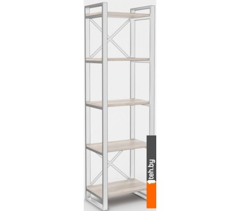  - Полки, стеллажи, системы хранения Hype Mebel Стандарт 80x200 (белый/древесина белая) - Стандарт 80x200 (белый/древесина белая)