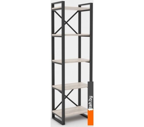  - Полки, стеллажи, системы хранения Hype Mebel Стандарт 80x200 (черный/древесина белая) - Стандарт 80x200 (черный/древесина белая)