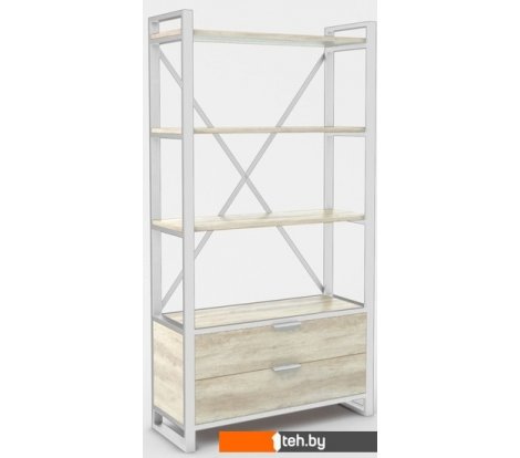  - Полки, стеллажи, системы хранения Hype Mebel Стандарт Люкс 50x200 (белый/древесина белая) - Стандарт Люкс 50x200 (белый/древесина белая)