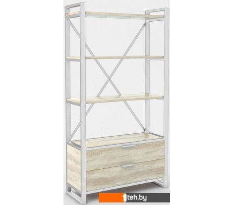  - Полки, стеллажи, системы хранения Hype Mebel Стандарт Люкс 80x170 (белый/древесина белая) - Стандарт Люкс 80x170 (белый/древесина белая)