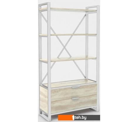  - Полки, стеллажи, системы хранения Hype Mebel Стандарт Люкс 80x200 (белый/древесина белая) - Стандарт Люкс 80x200 (белый/древесина белая)