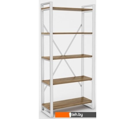  - Полки, стеллажи, системы хранения Hype Mebel Стандарт-2 50x170 (белый/дуб галифакс олово) - Стандарт-2 50x170 (белый/дуб галифакс олово)