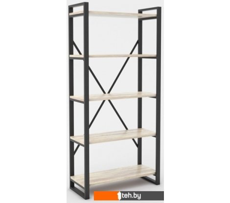  - Полки, стеллажи, системы хранения Hype Mebel Стандарт-2 50x170 (черный/древесина белая) - Стандарт-2 50x170 (черный/древесина белая)