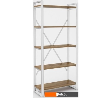  - Полки, стеллажи, системы хранения Hype Mebel Стандарт-2 80x170 (белый/дуб галифакс олово) - Стандарт-2 80x170 (белый/дуб галифакс олово)