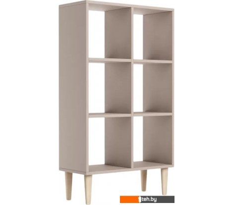  - Полки, стеллажи, системы хранения MONOFIX Одос Вертикальный 6 секций (капучино) - Одос Вертикальный 6 секций (капучино)