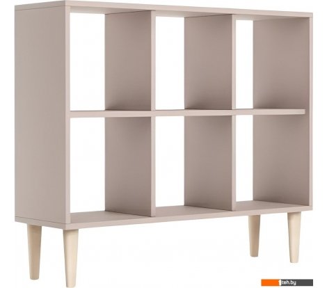  - Полки, стеллажи, системы хранения MONOFIX Одос Горизонтальный 6 секций (капучино) - Одос Горизонтальный 6 секций (капучино)