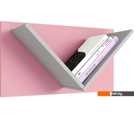  - Полки, стеллажи, системы хранения Polini Kids Mirum 5Y 600 0002094.115 (серый/розовый) - Mirum 5Y 600 0002094.115 (серый/розовый)